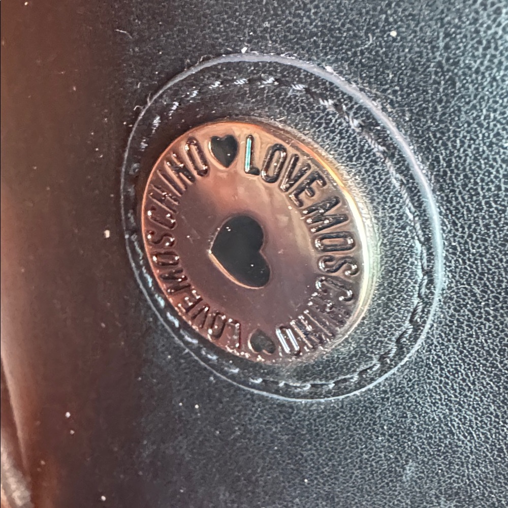 Love Moschino Red Leather Tote - Picture 6 of 11